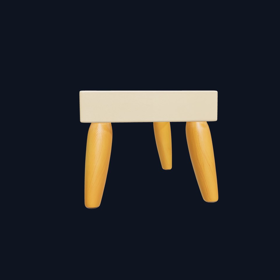 Playful Clay Game Table with Bright Surface