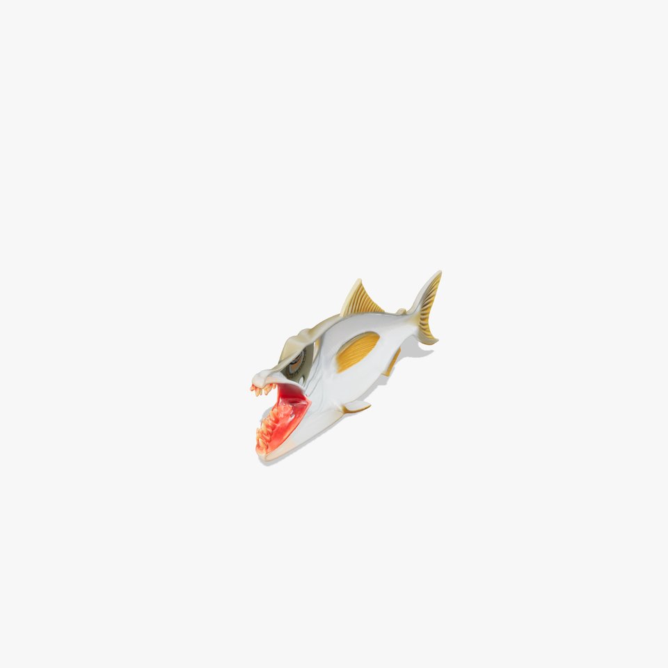 Fangtooth Fish Model with Oversized Jaws and Teeth