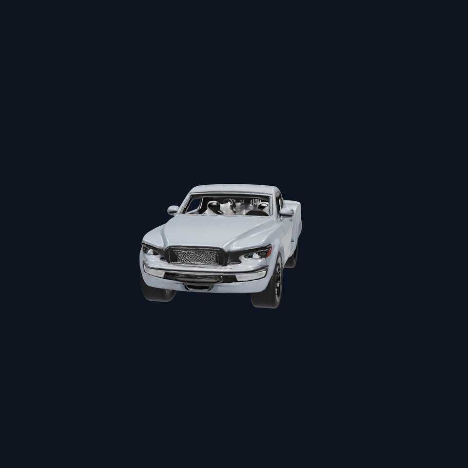 Classic Mustang Car 3D Model with Wild Spirit