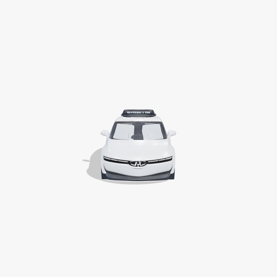 Futuristic Flying Car Taxi Concept