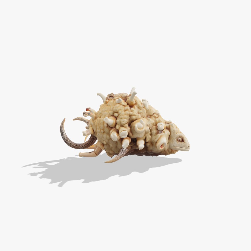 Amorphous Monster with Serpentine Details