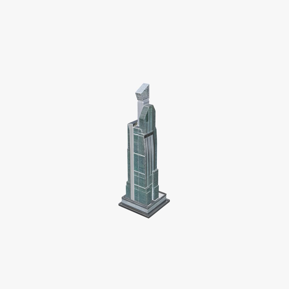 Futuristic Skyscraper Architectural Model