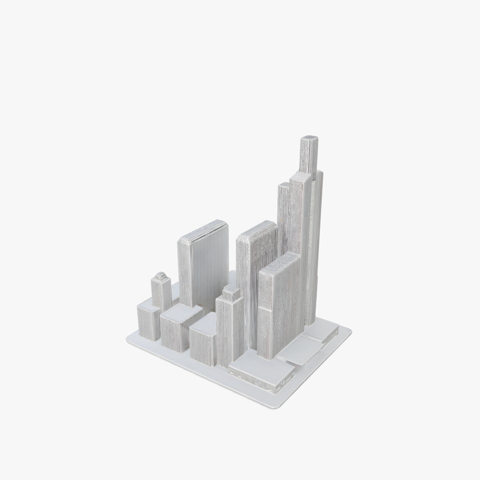 Futuristic Skyscraper Architectural Model