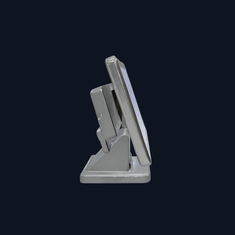 Black Plastic POS Terminal with HD Display