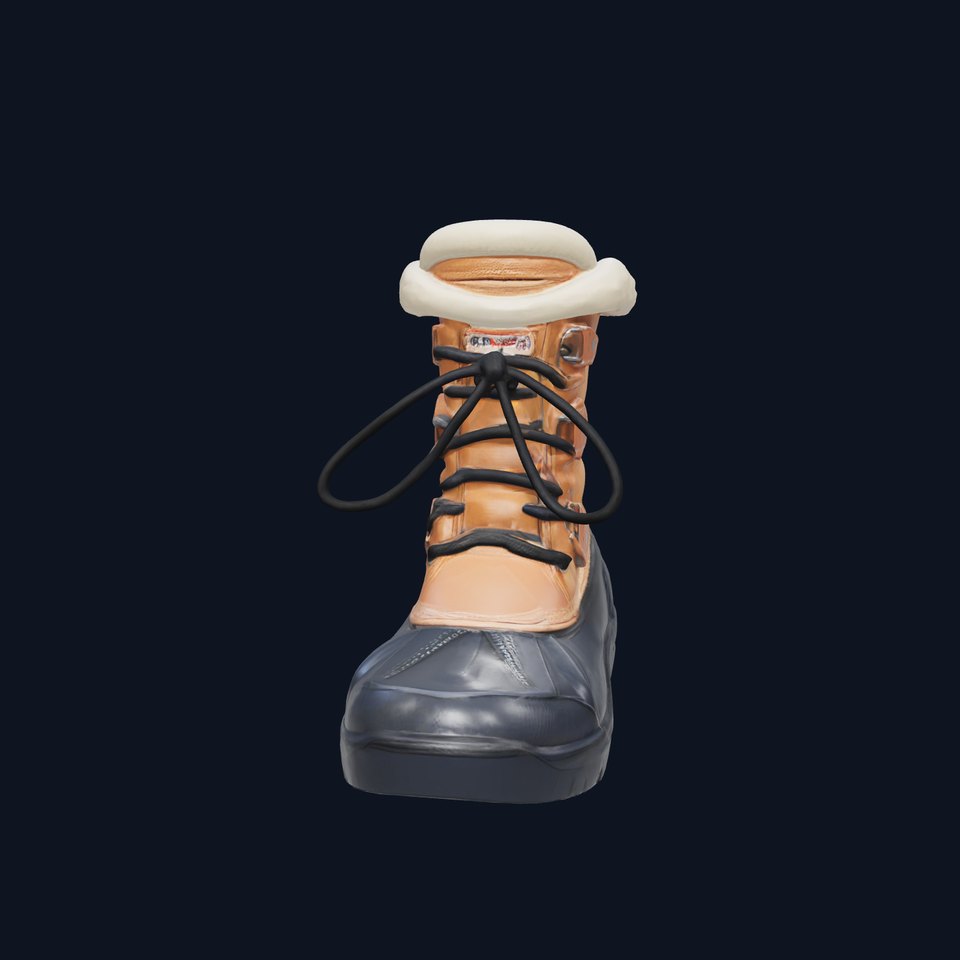Snow Boots with Insulated Lining and Water-Repellent Coating