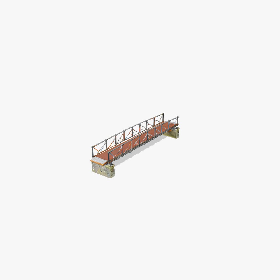 Adaptable Landscape Suspension Bridge Model