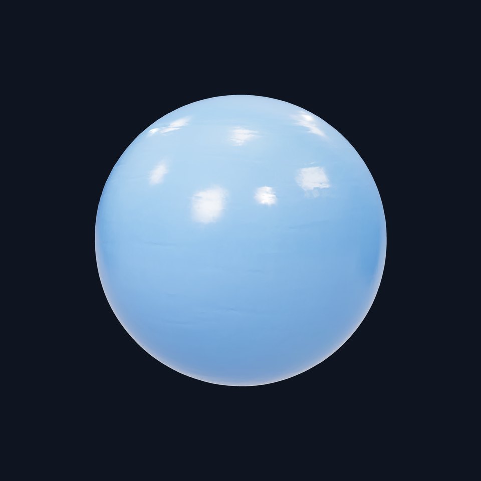 Fitness Exercise Ball with Moderate Resilience