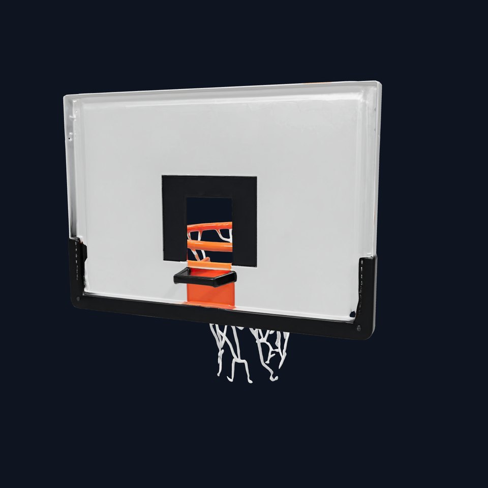 Basketball Hoop with Sturdy Metal Rim and Net