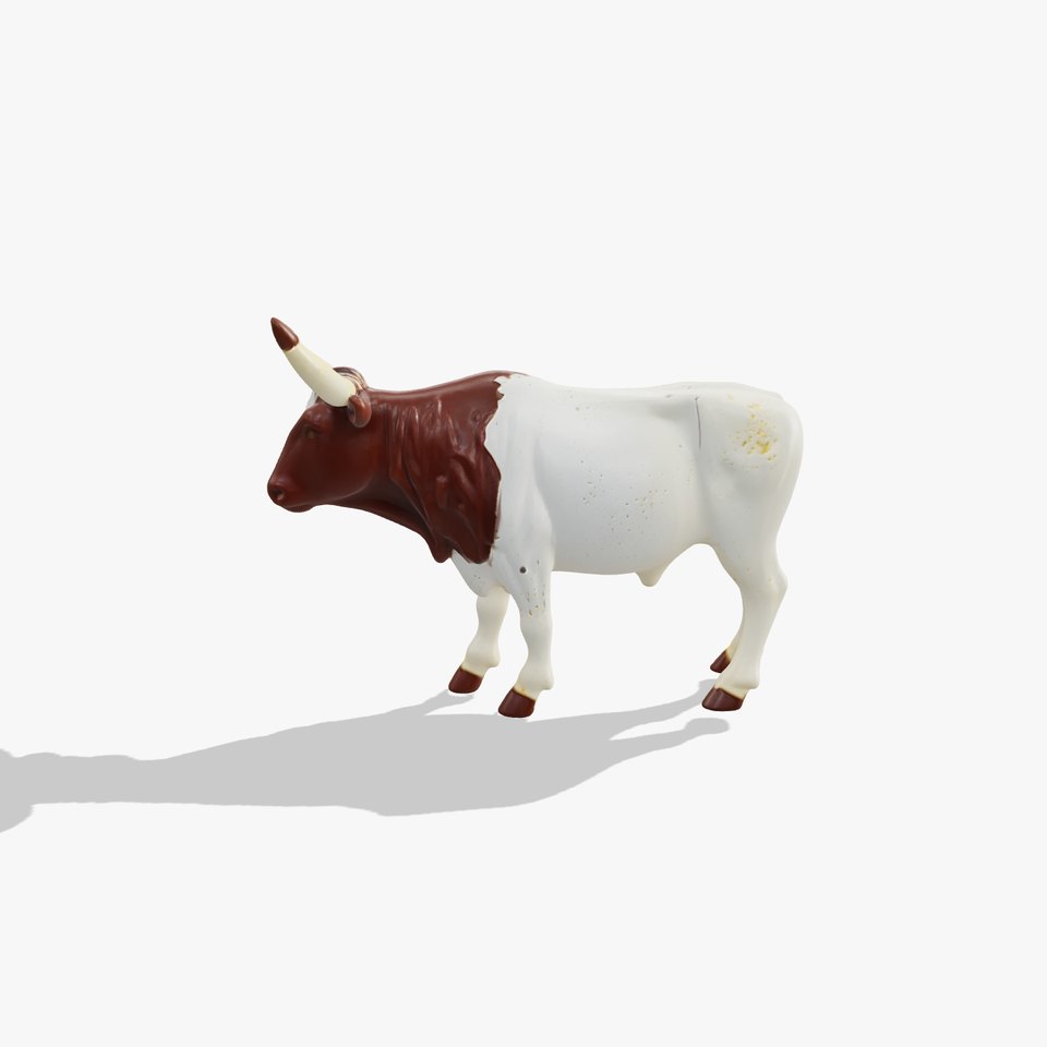 Texas Longhorn Bull Miniature Model