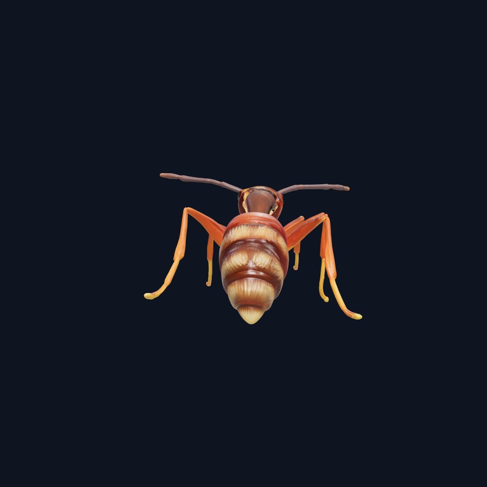 Honey Ant Realistic 3D Model for Animation