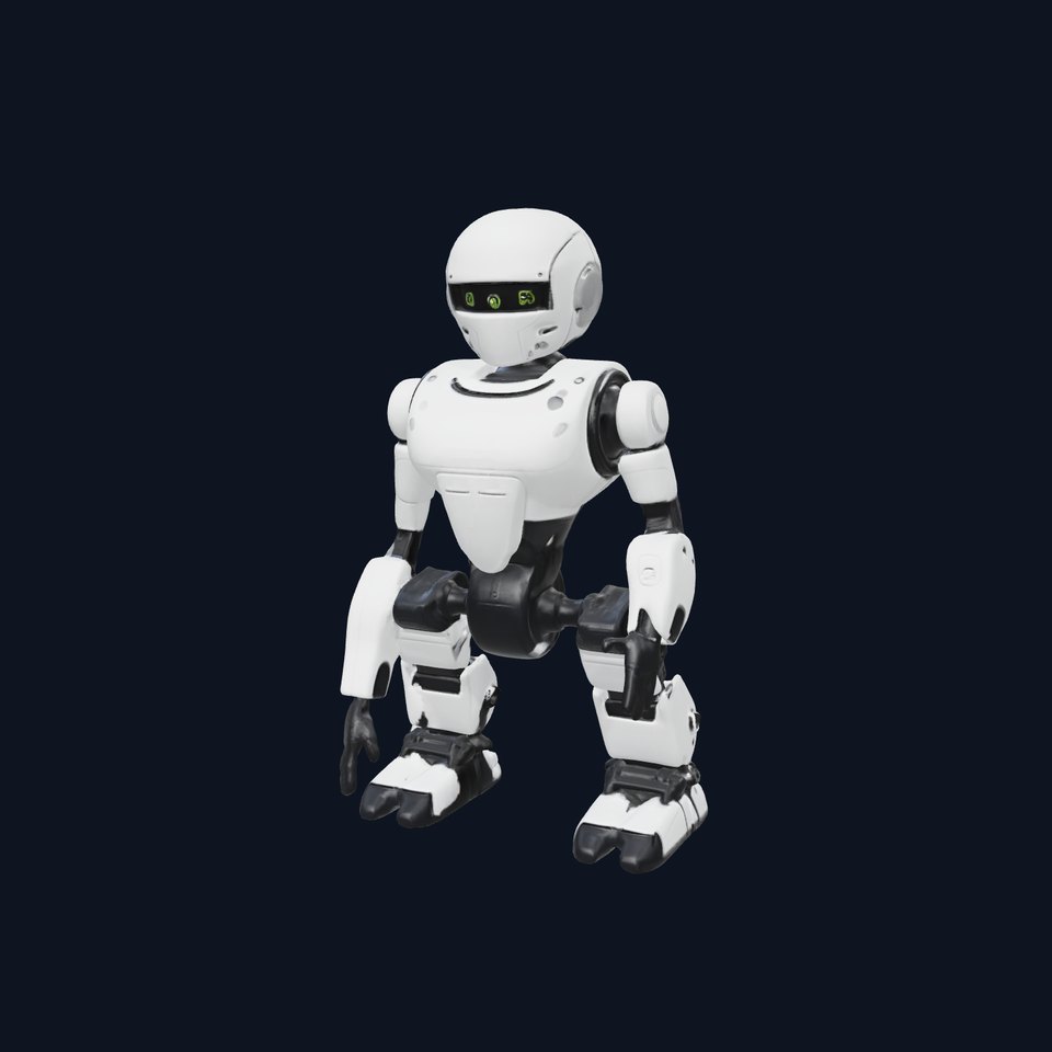 Humanoid Robot Model with Articulated Joints