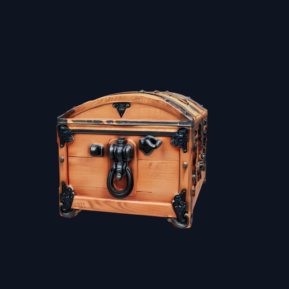 Victorian-Inspired Treasure Chest Gothic Carvings