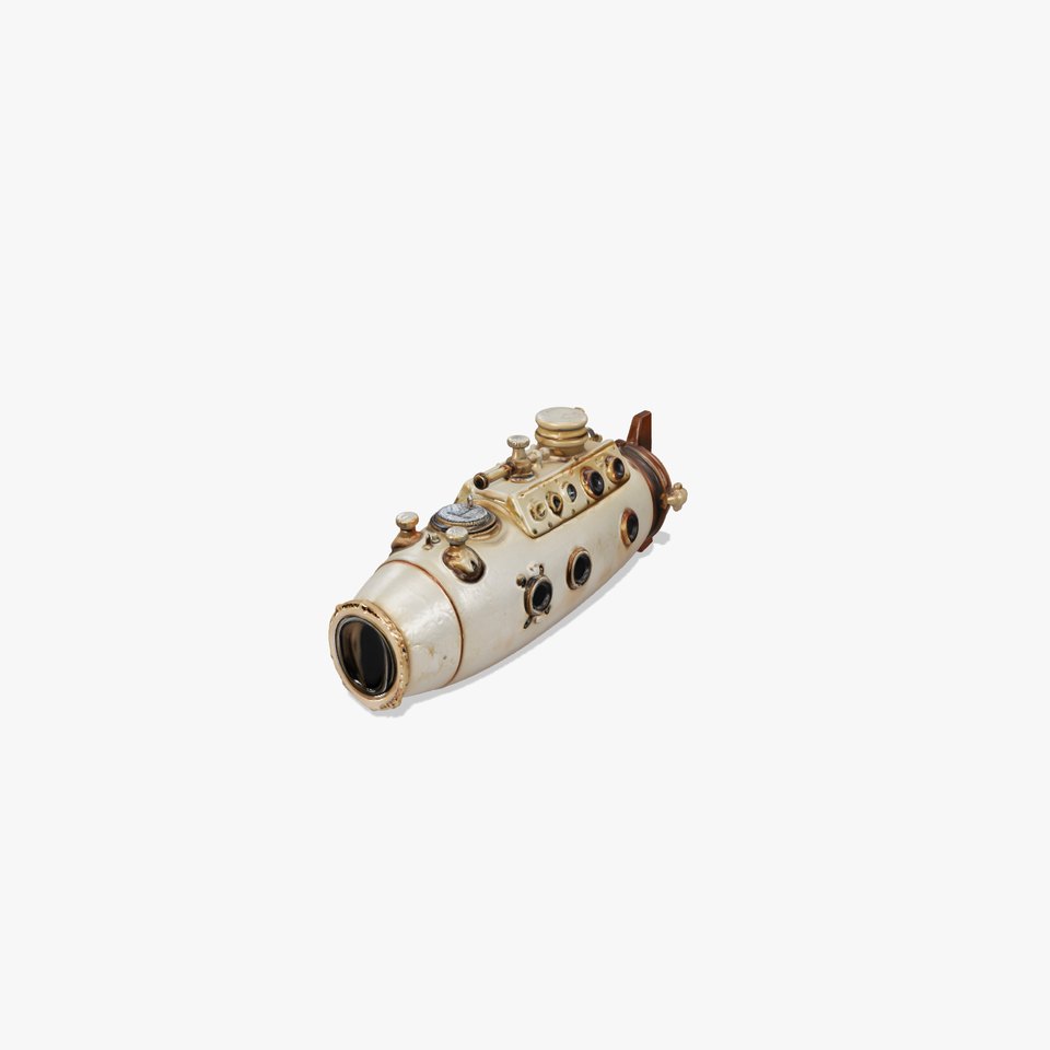 Antique Deep Diver Mechanical Submarine model pack