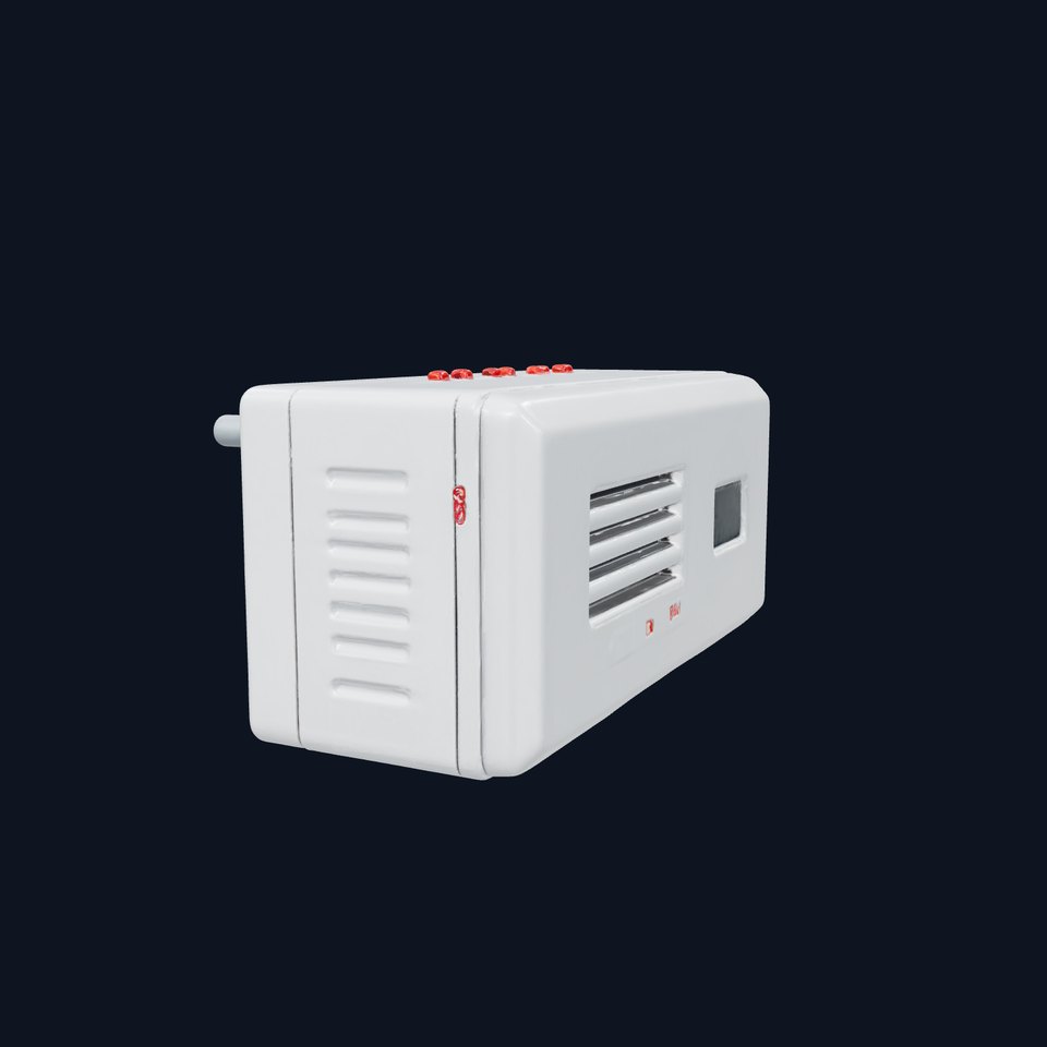 Alarm and Emergency Panel with LED Indicators model pack