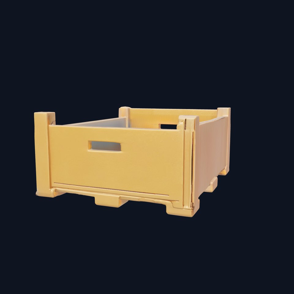 Cardboard Shipping Crate Model Pack
