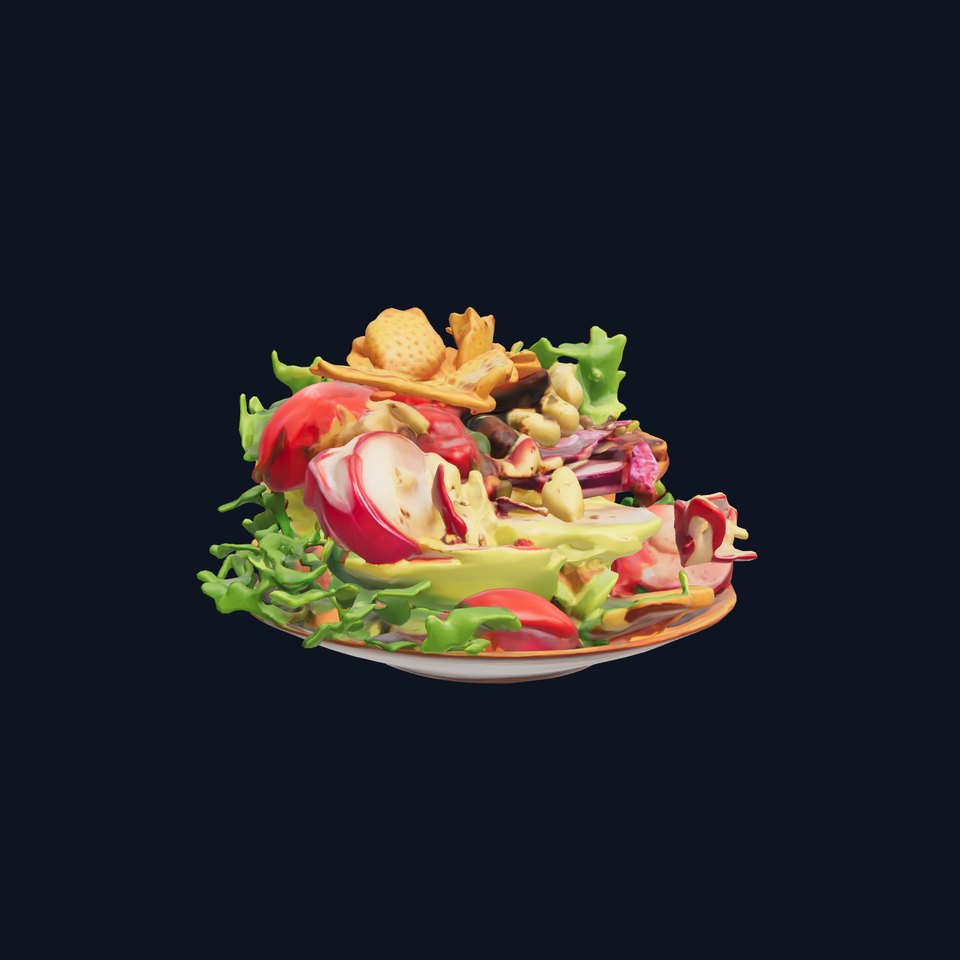 Lebanese Fattoush Salad 3D model pack
