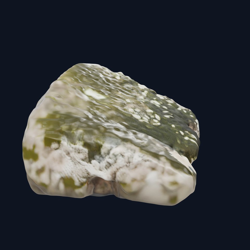 Mossy Stepping Stone Model Pack