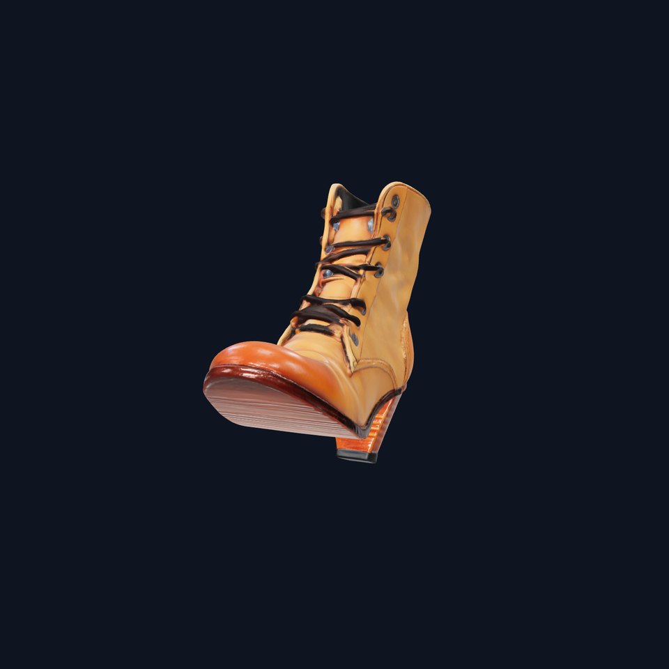 Victorian High Heel Boots model pack
