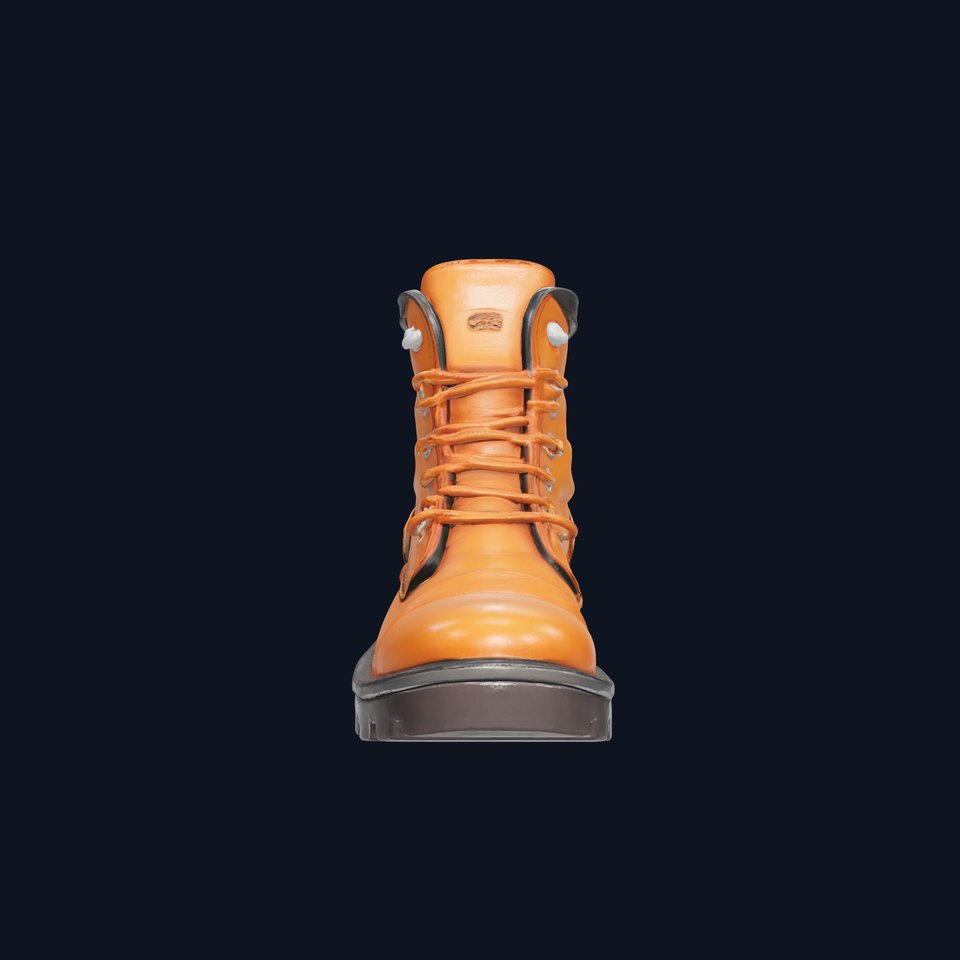 Stylized Worn Boots Cartoon Design model pack