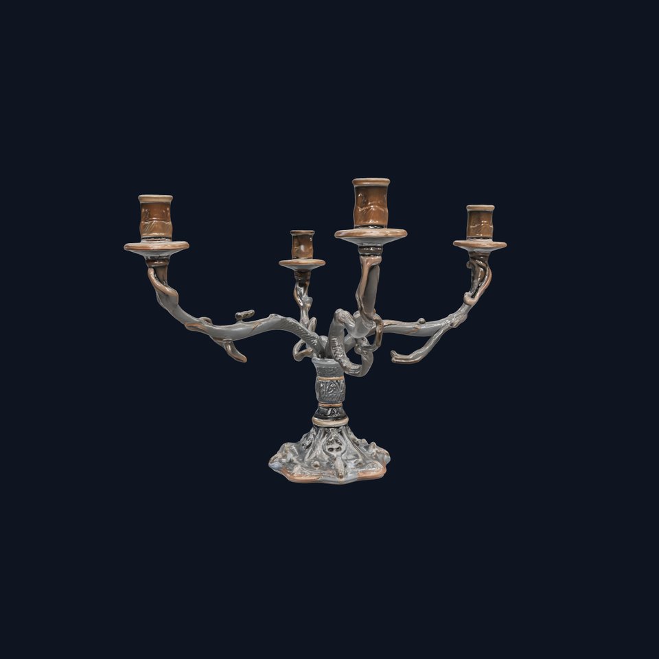 Mystical Candelabra with Twisted Arms model pack