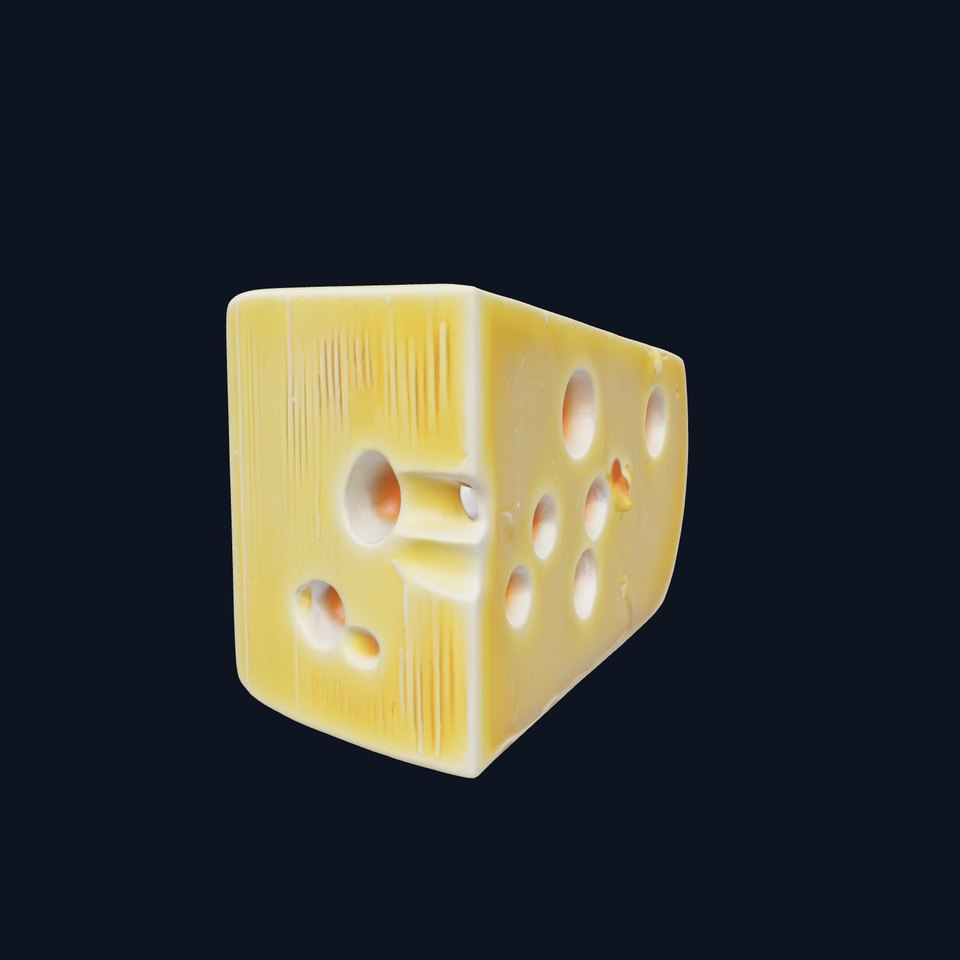 Swiss Cheese Wheel with Large Holes model pack