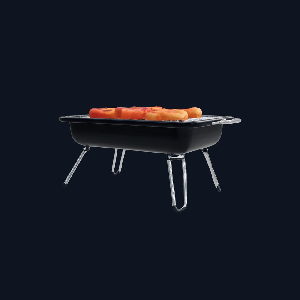 Portable Outdoor Food Grill model pack