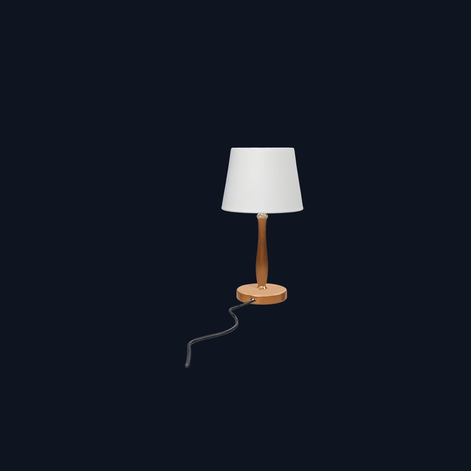 Stylish Table Lamp with Shade model pack