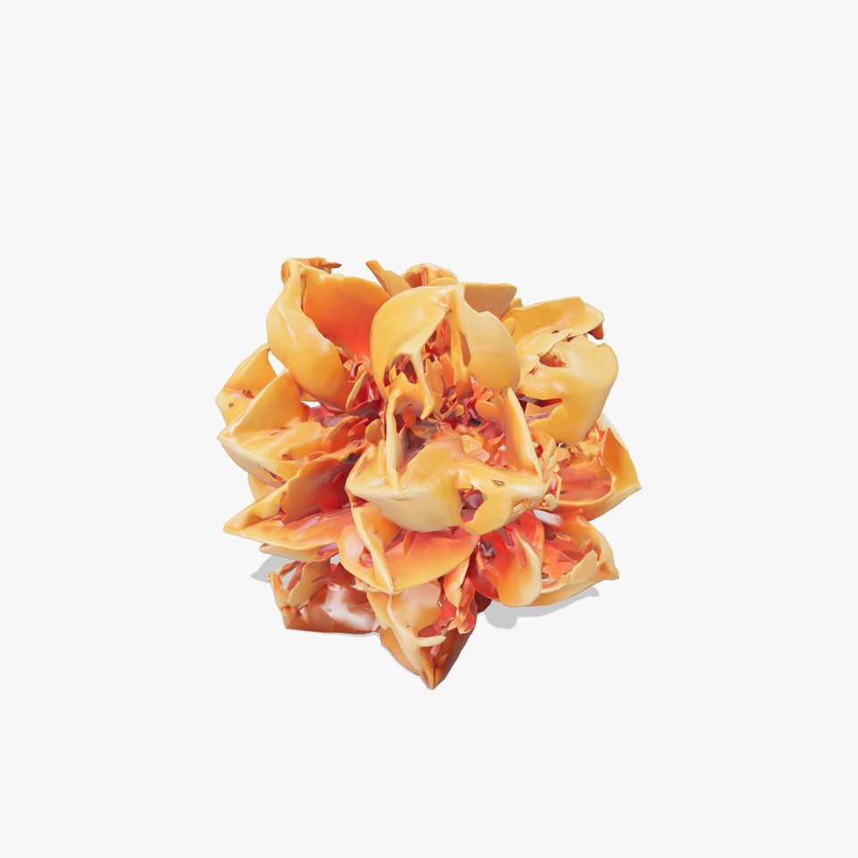 Origami Flower Sculpture model pack