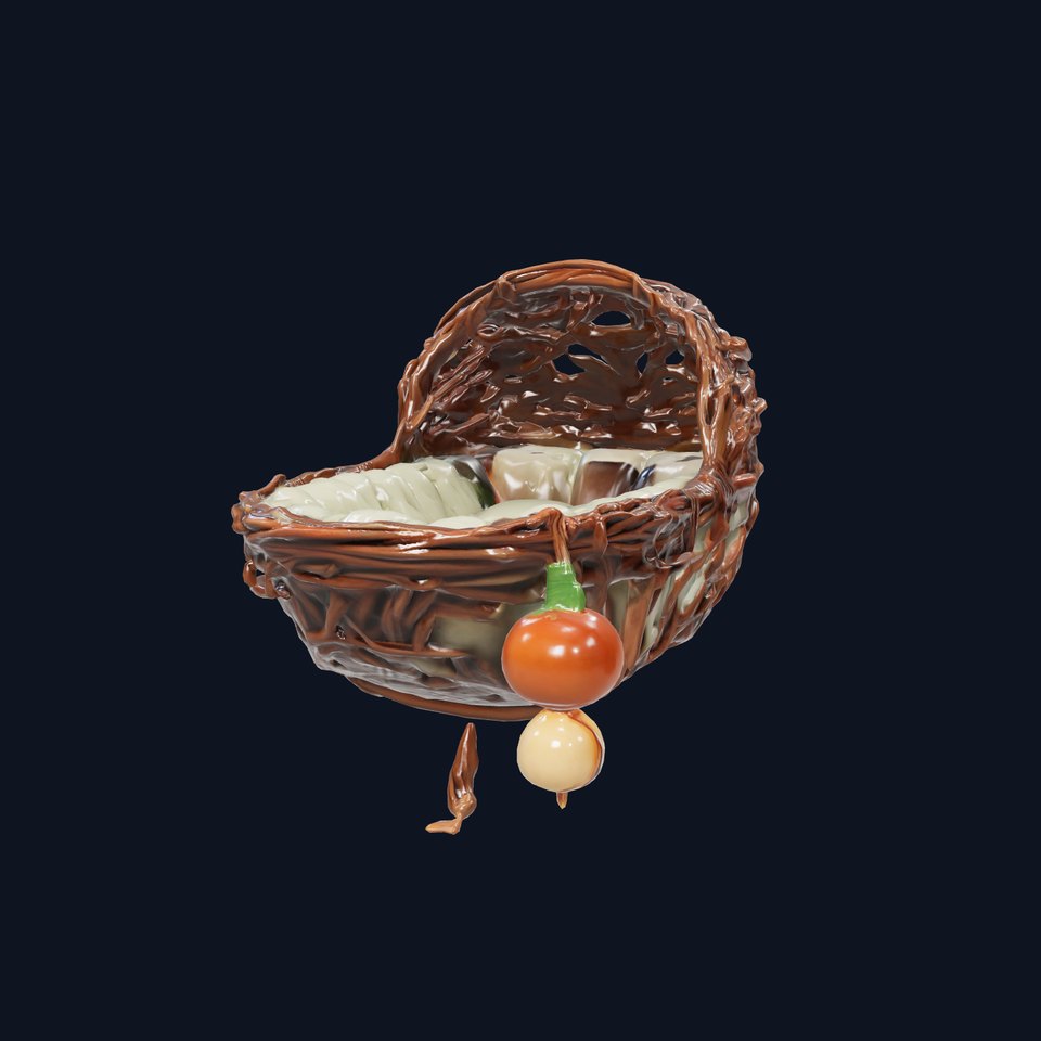 Ogre Nursery Cradle Model Pack