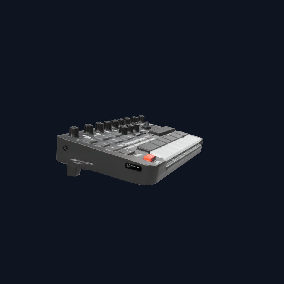 DroneCore Drum Machine model pack with step sequencer and carbon fiber body