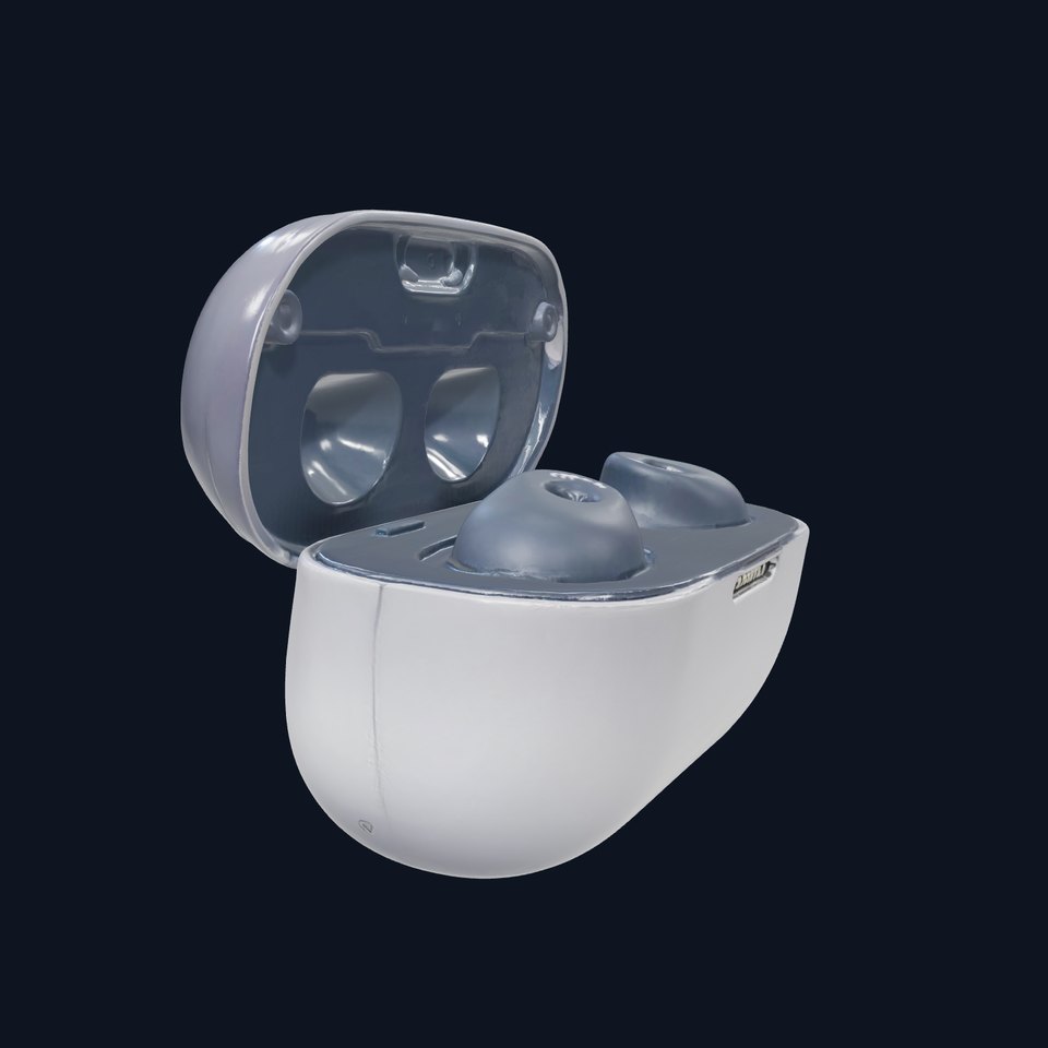 True Wireless Earbuds Compact Design model pack