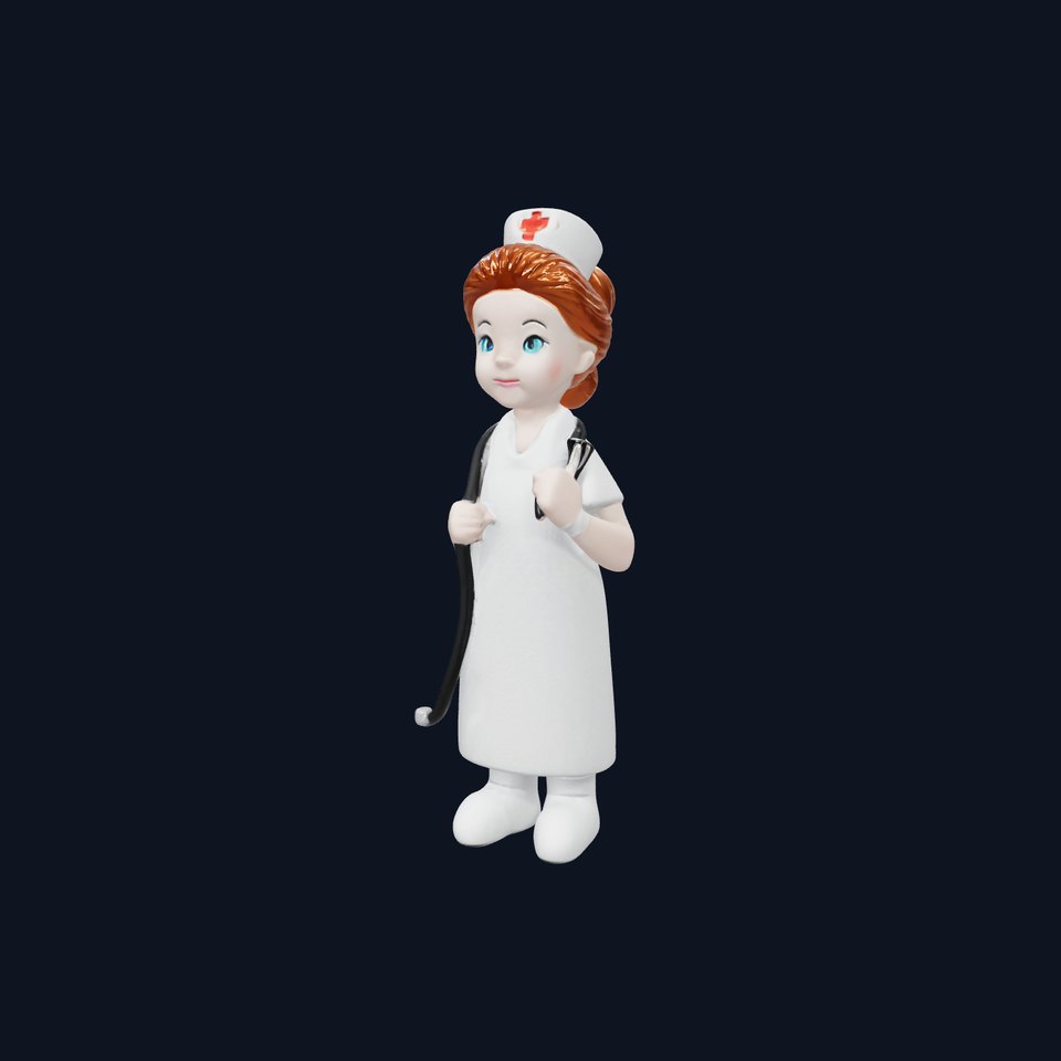 Caring Nurse Figurine model pack