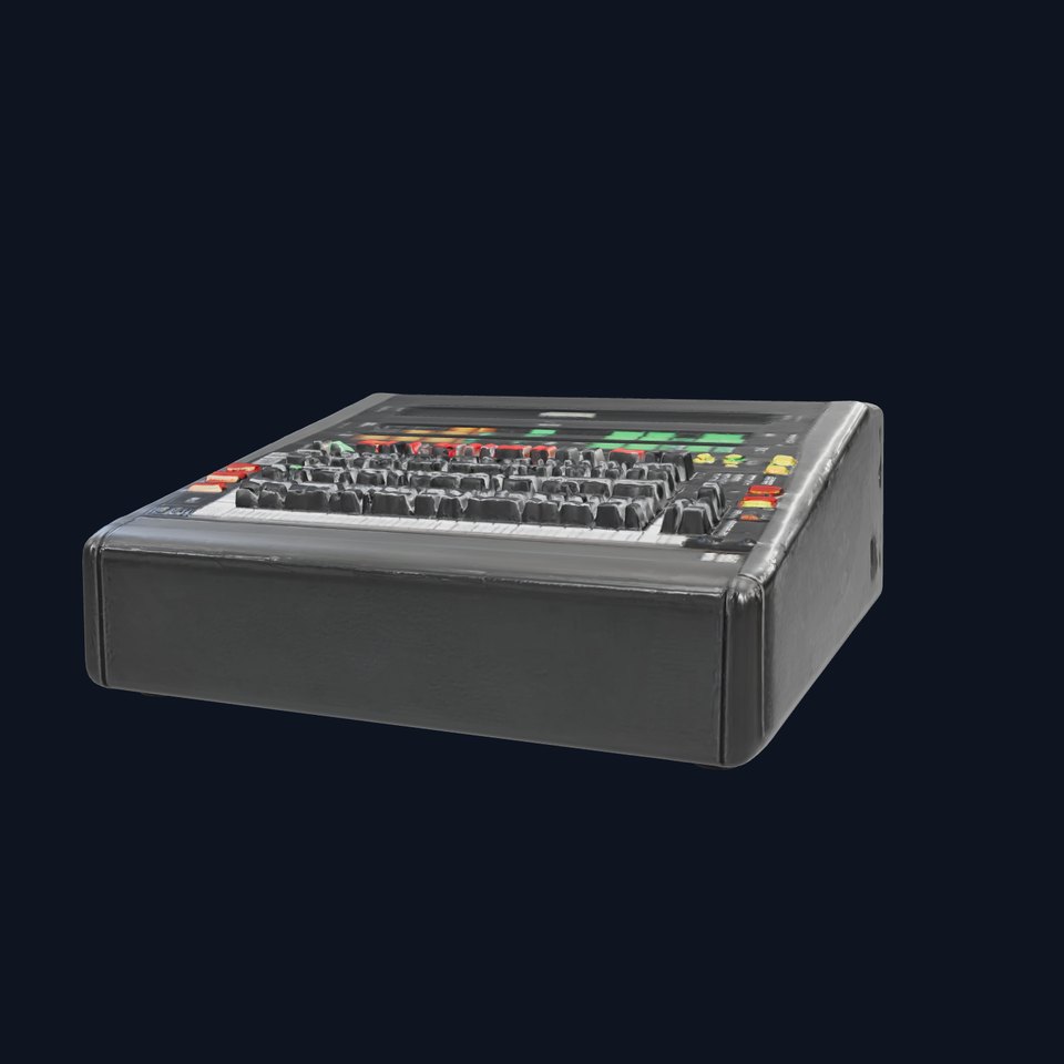 High-End Mixer Station 3D model pack