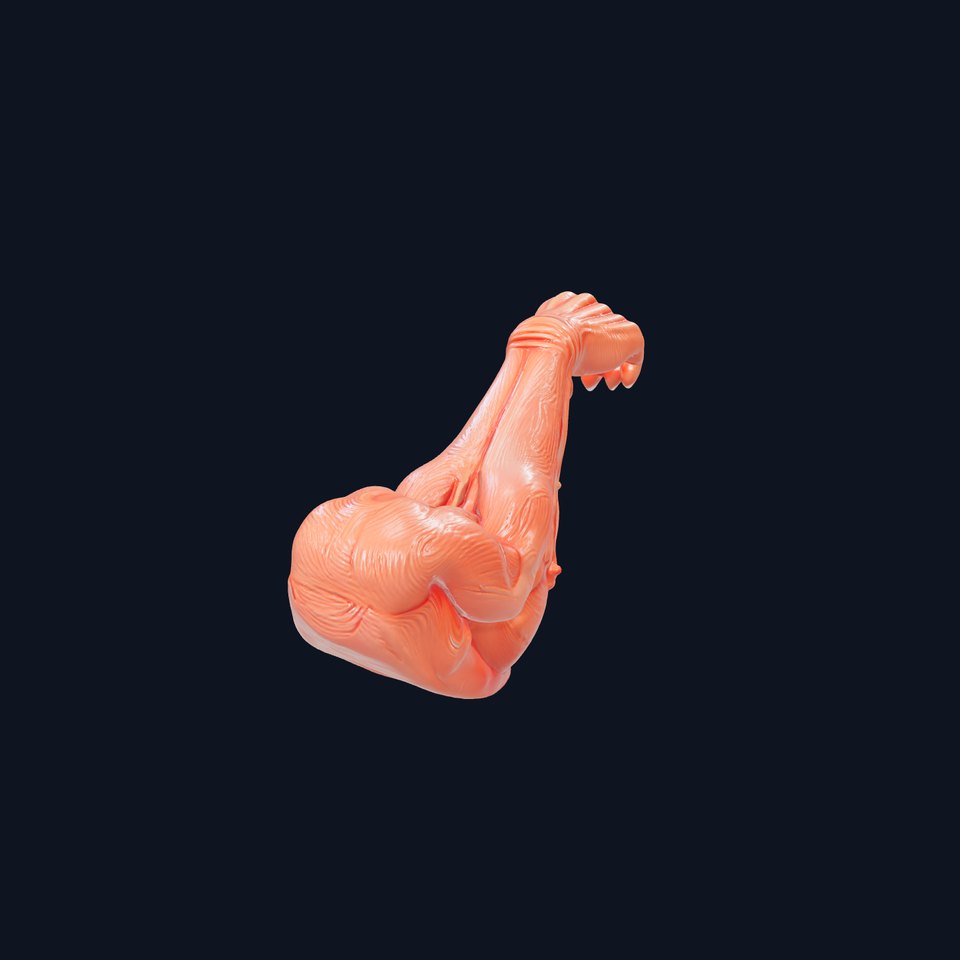 Surreal Muscle Fiber Dynamic Pose model pack