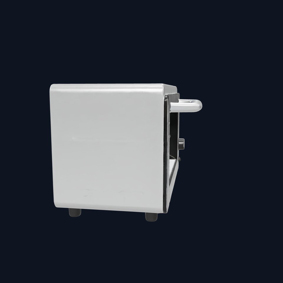Modern Compact Oven Toaster 3D model pack