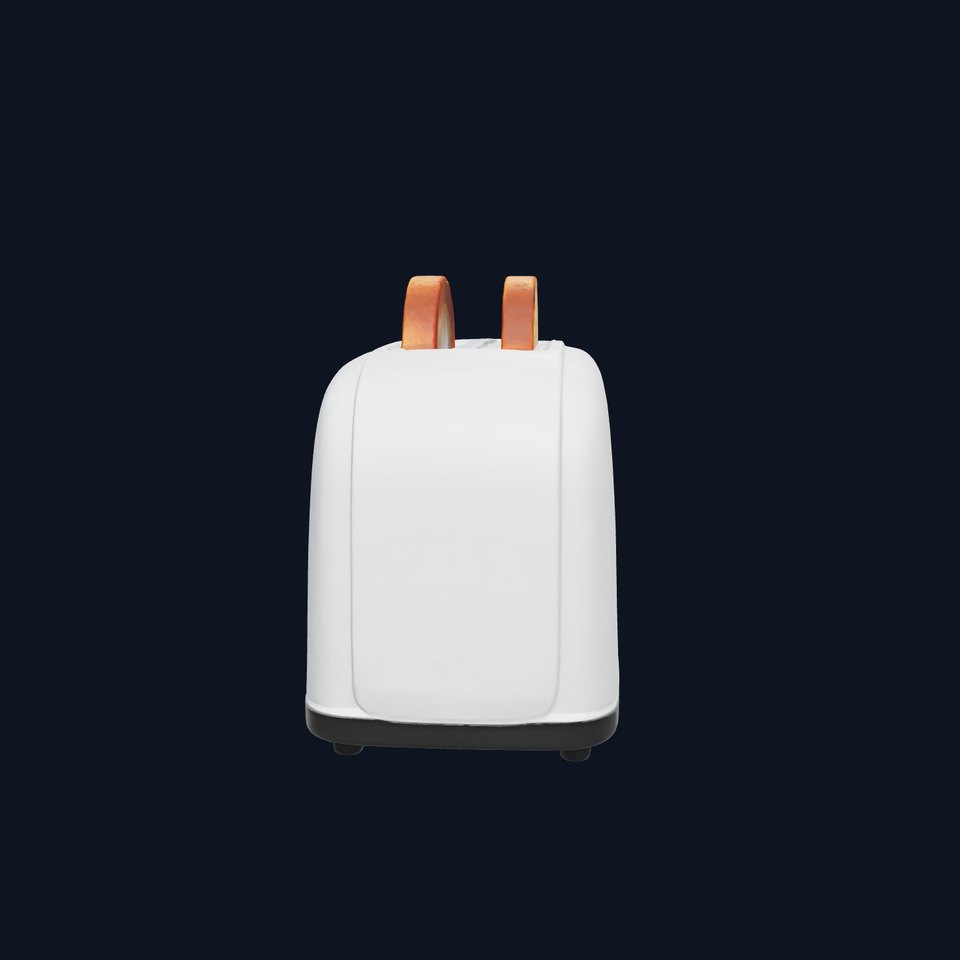 Stylish Toaster Chrome Finish Kitchen Appliance model pack