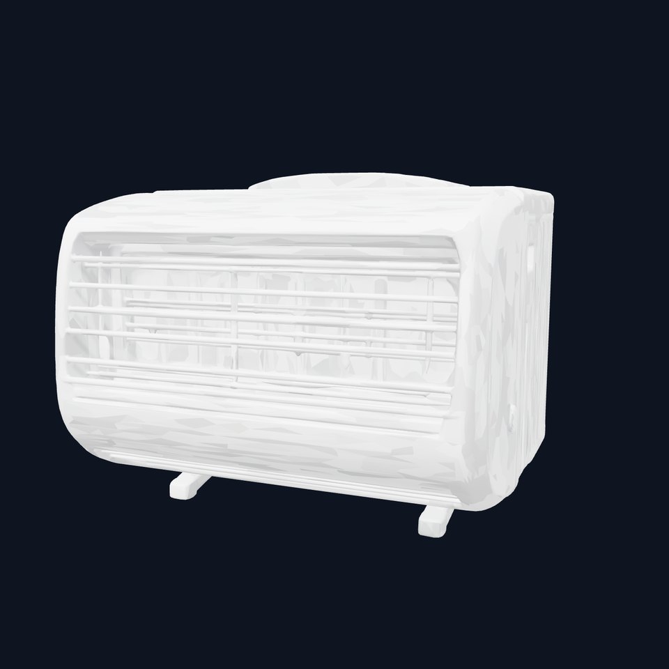 Futuristic Smart Air Conditioner Model Pack
