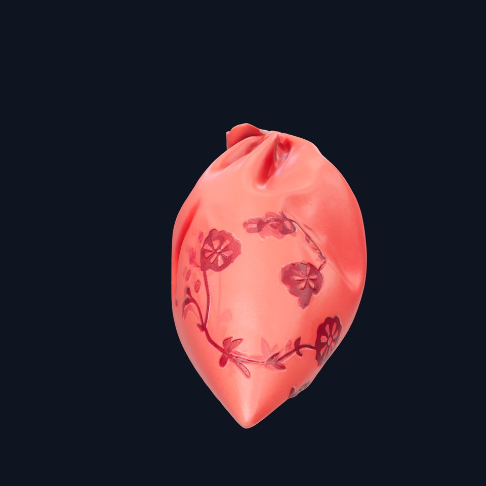 Classic Santa Sack Velvet Texture model pack