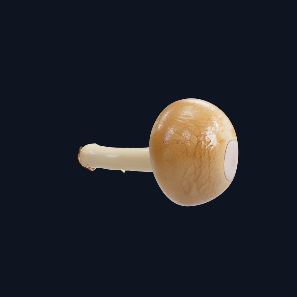 Puffball Mushroom Realistic Model Pack