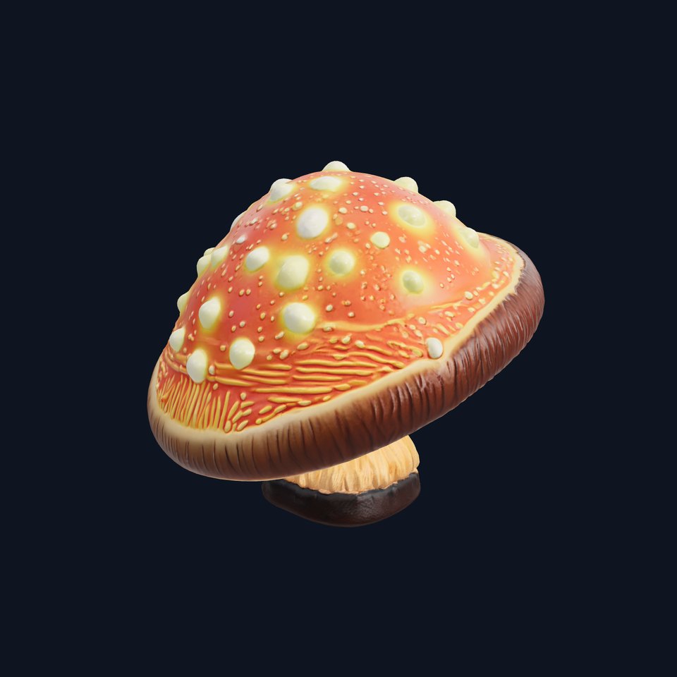 Glowing Magical Mushroom Model Pack for Fantasy Themes
