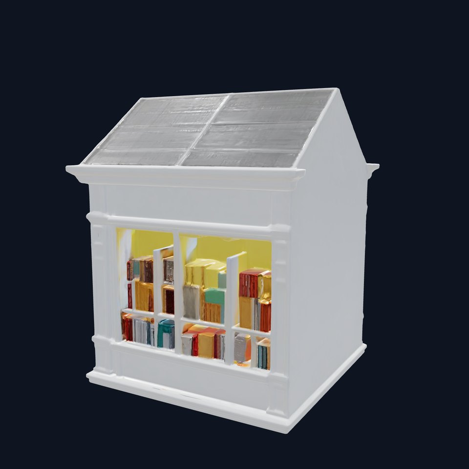 Whimsical Library Building model pack