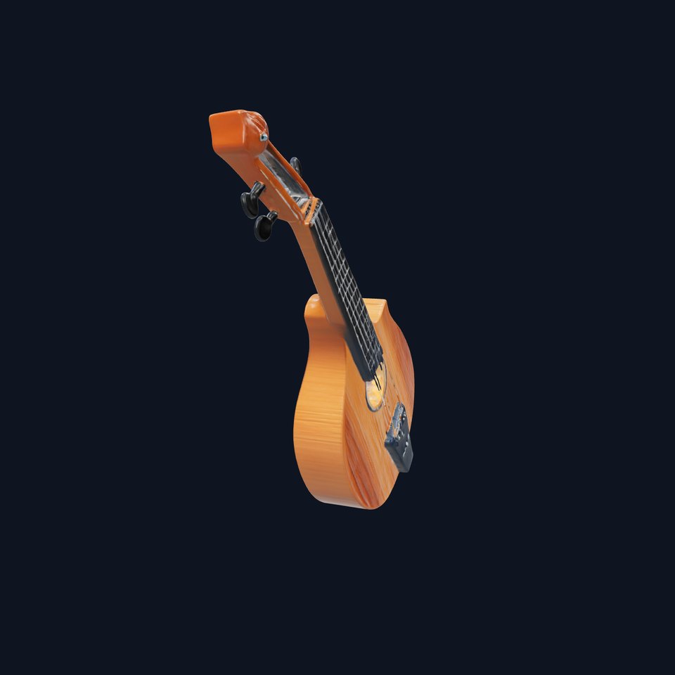 Classical Mandolin Musical Instrument model pack