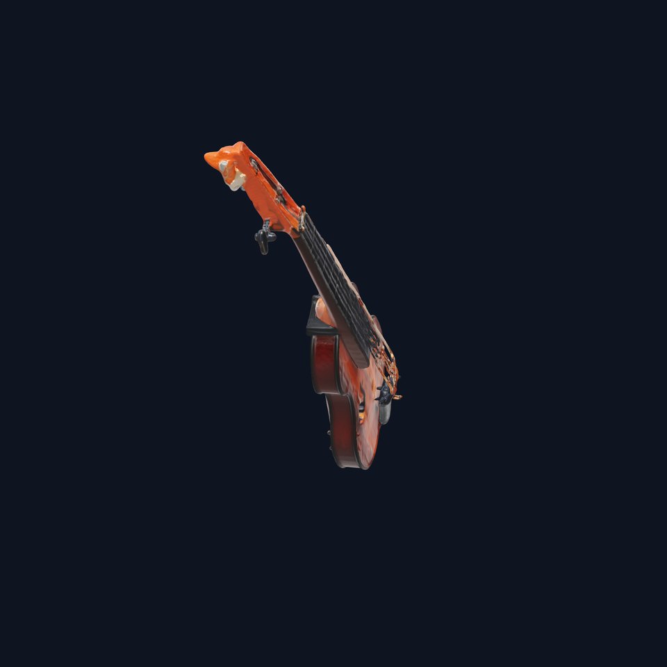 Classic Violin String Instrument 3D Model Pack