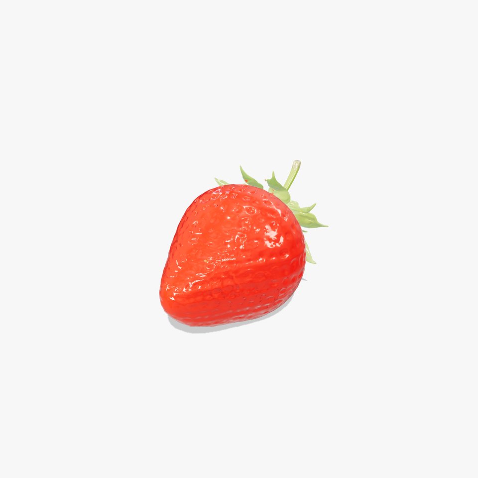 Vibrant Red Strawberry Model Pack