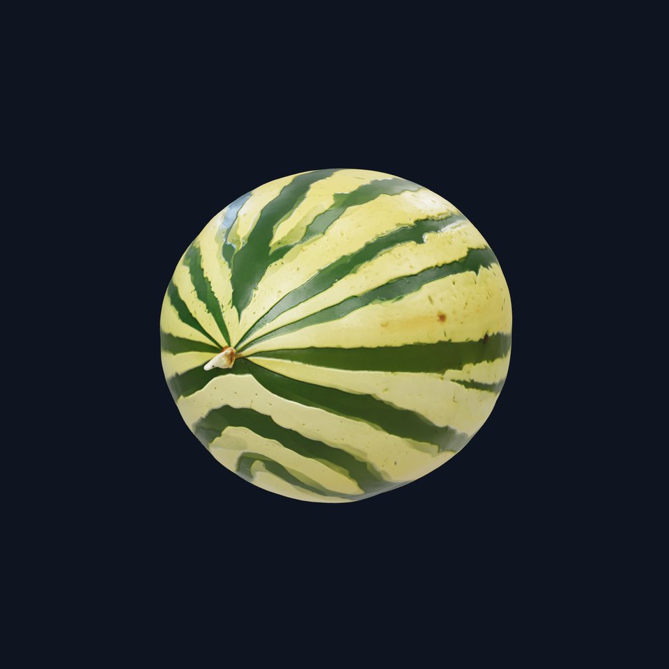 Realistic Watermelon Model Pack with Detailed Textures
