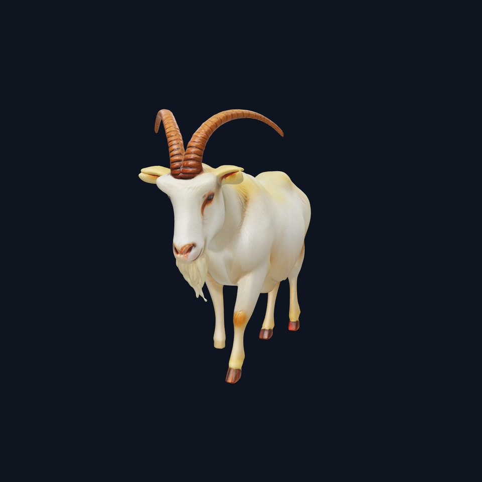 Mountain Goat 3D model pack