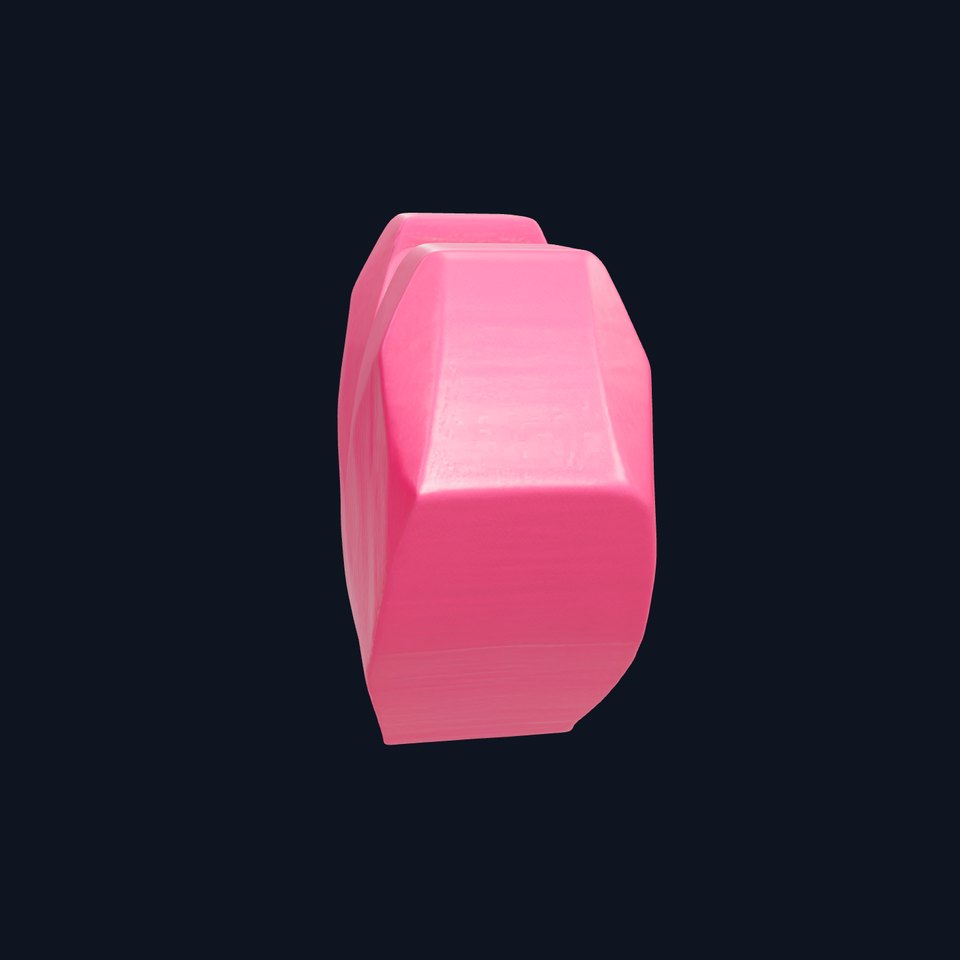 Origami Heart Model Pack with Smooth Folded Design