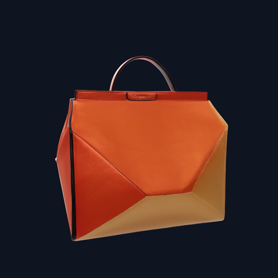 Contemporary Geometric Handbag model pack
