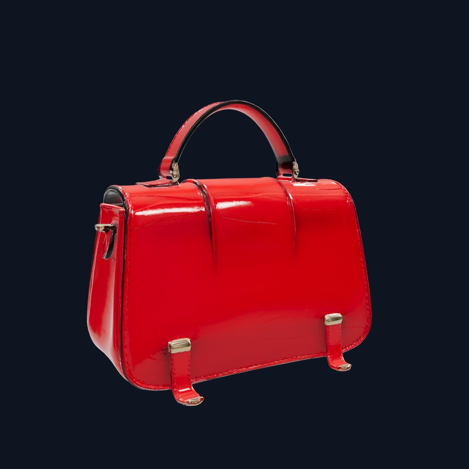 Miniature Satchel Glossy Leather model pack