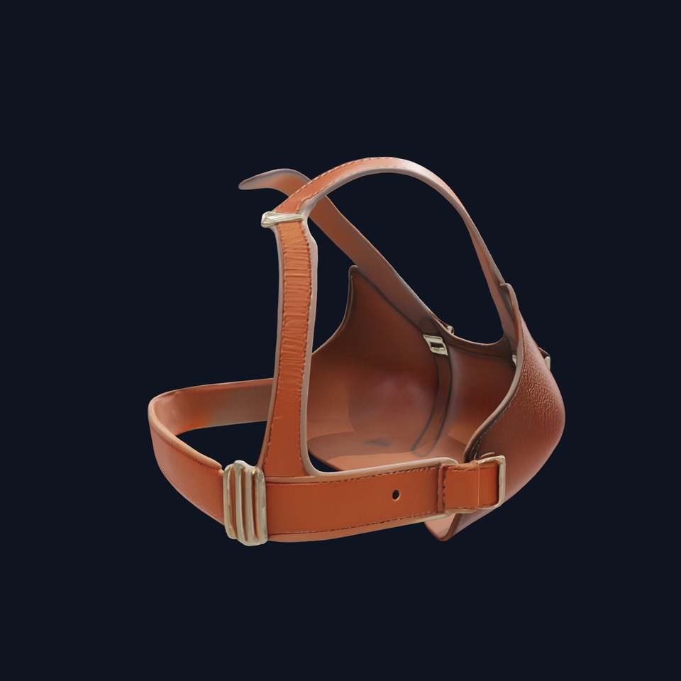 Premium Leather Strap Harness model pack